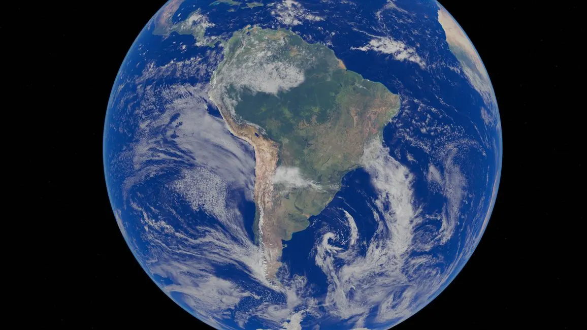 Imagem de satélites em órbita