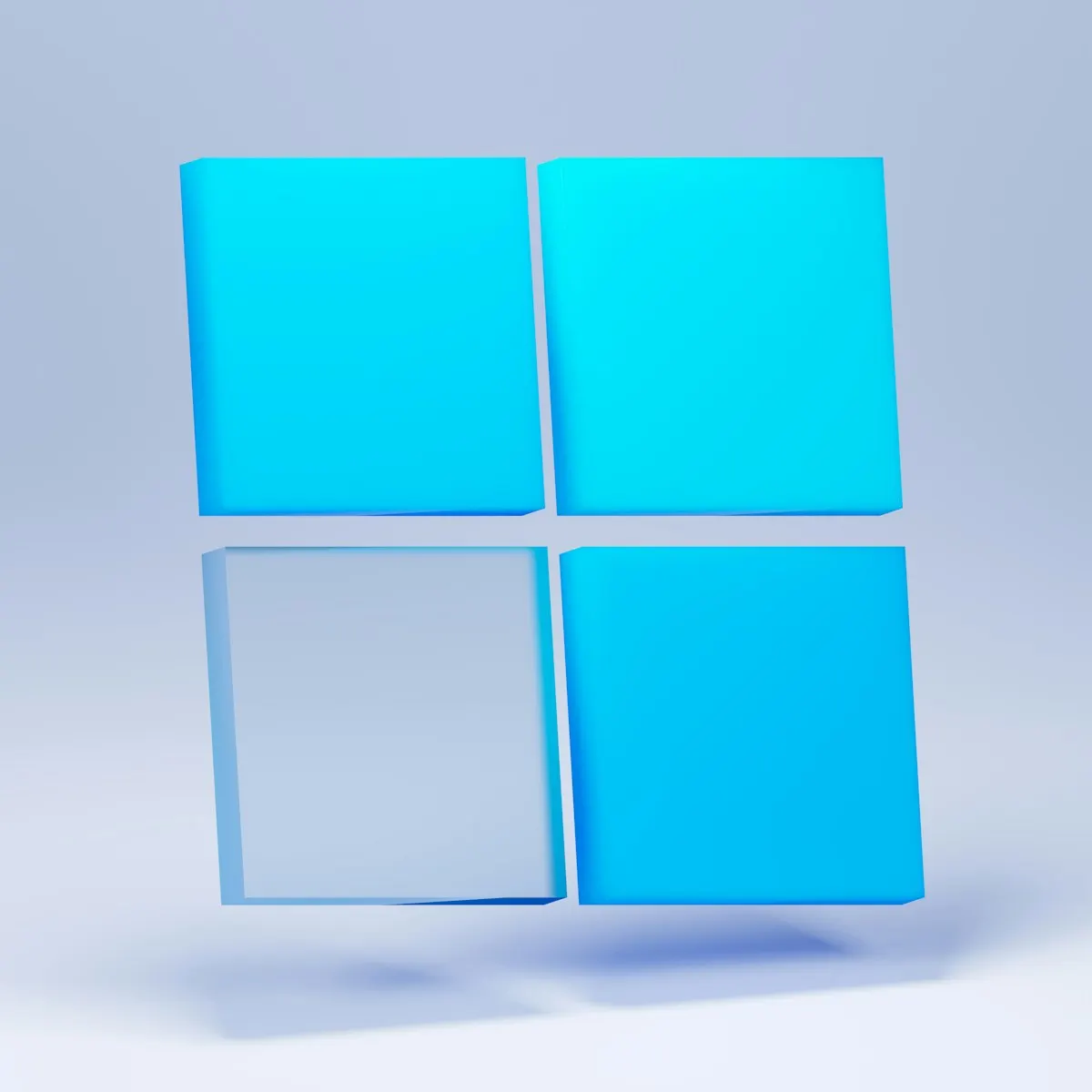 Interface de inteligência artificial com visualização de dados em azul e roxo